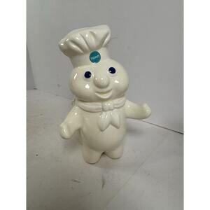 Vintage Pillsbury Doughboy Ceramic Utensil Holder Kitchen Counter Decor